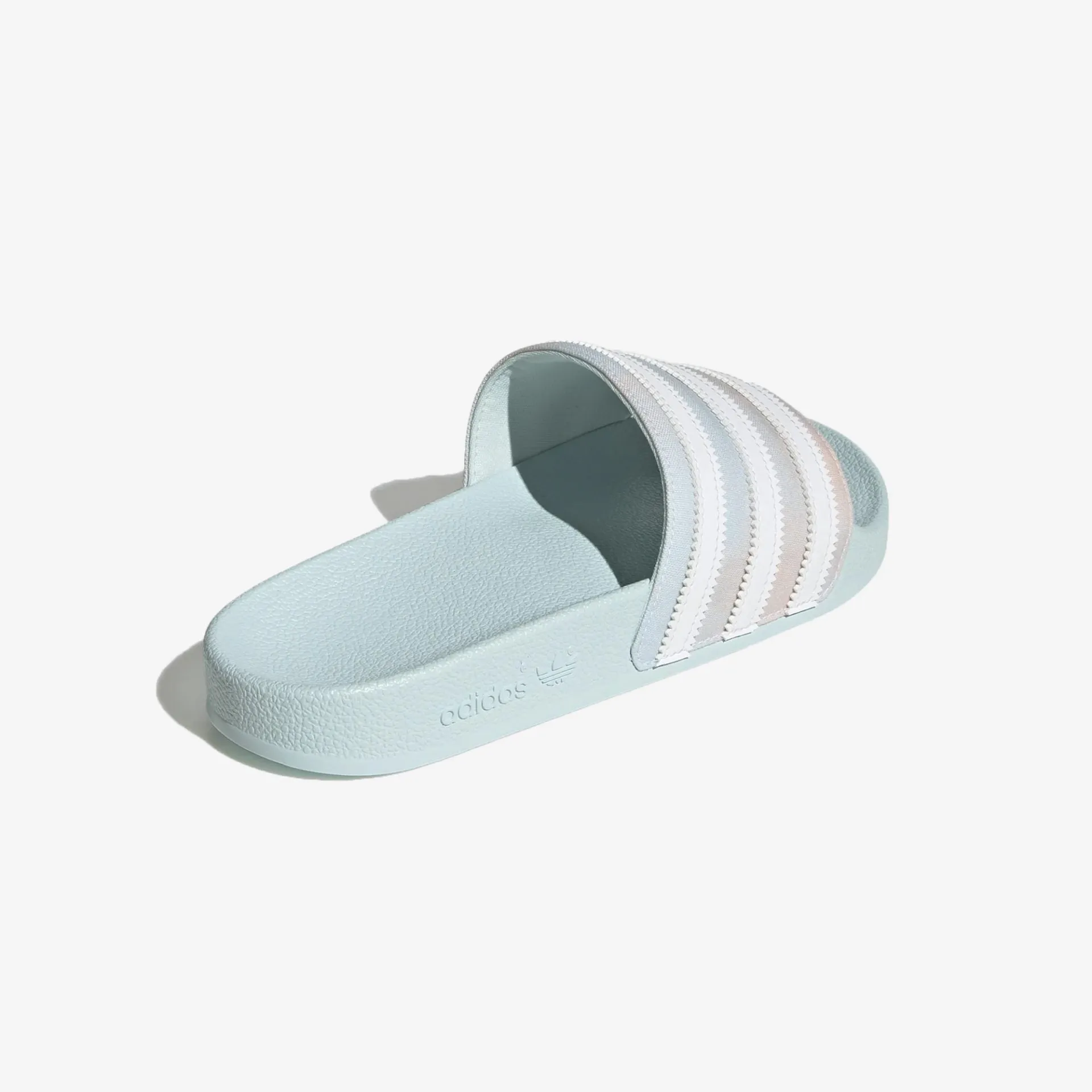 Adidas Originals | ADILETTE SLIDES  { ALMOST BLUE / CLOUD WHITE