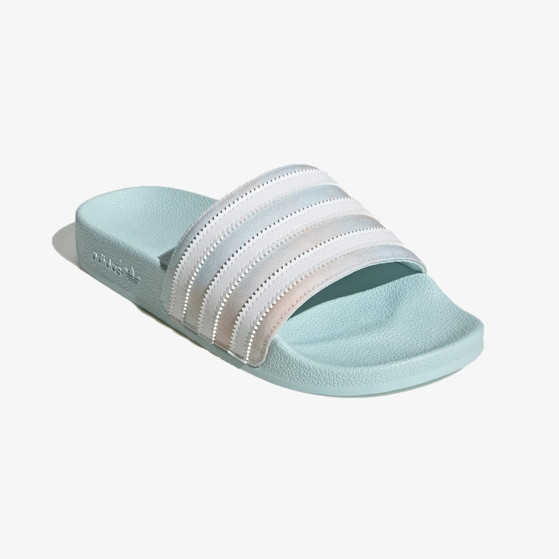 Adidas Originals | ADILETTE SLIDES  { ALMOST BLUE / CLOUD WHITE