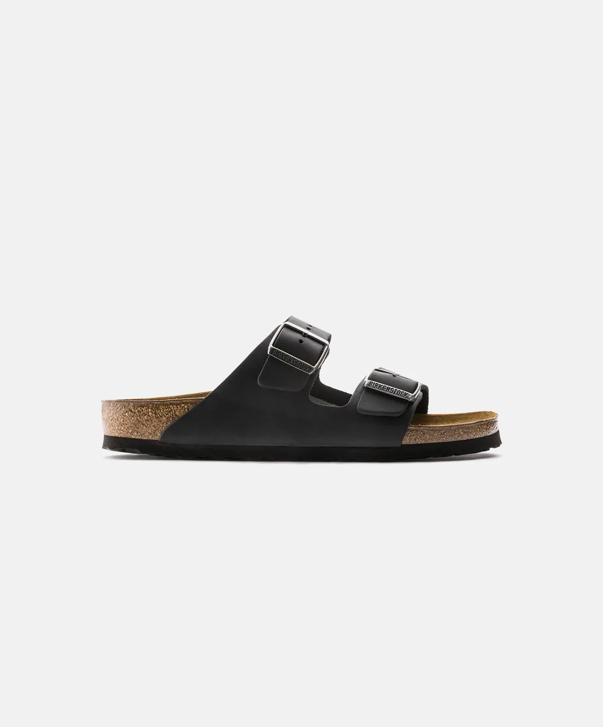 Birkenstock Arizona Oiled Leather Black Sandals