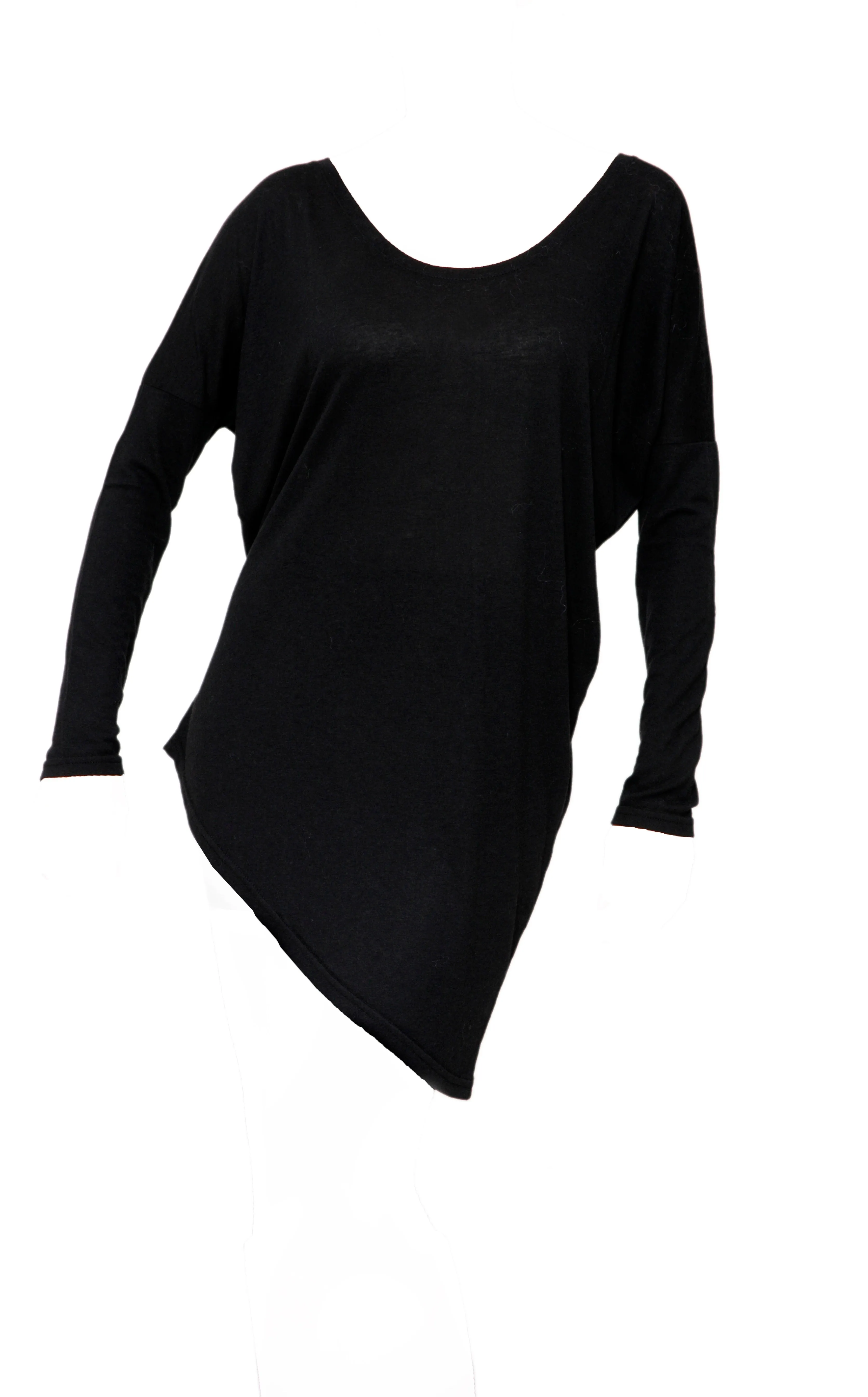 Black Asymmetric Jumper