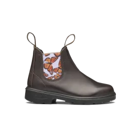 Blundstone 2395 - Kid's Brown with Butterfly Lilac Elastic