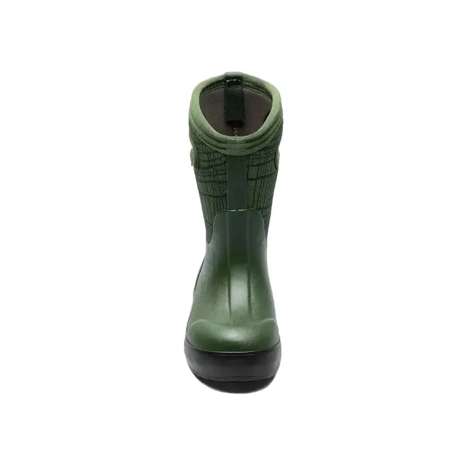 BOGS Dark Green Classic II Cracks Boots