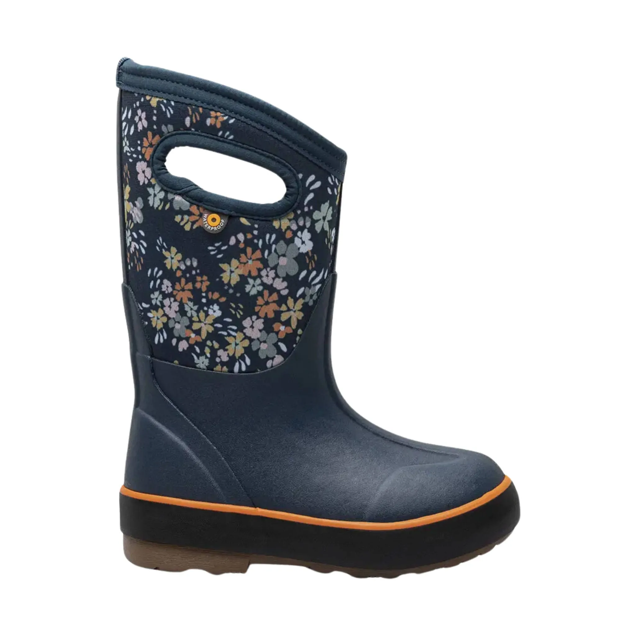 Bogs Kids' Classic II Water Garden Waterproof Winter Boots - Indigo Multi