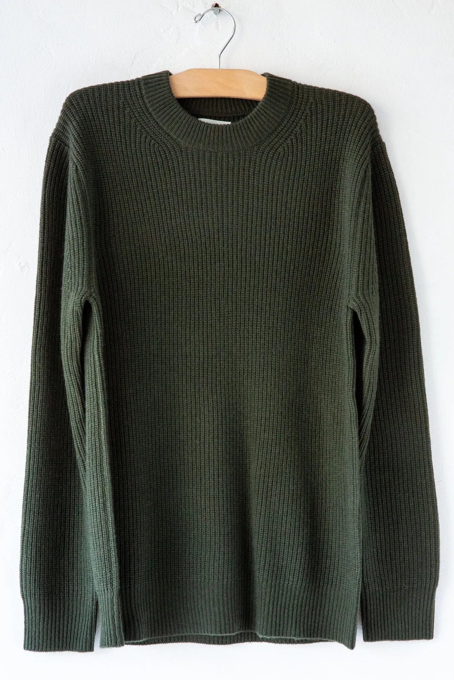 Cashmere Rib Crew