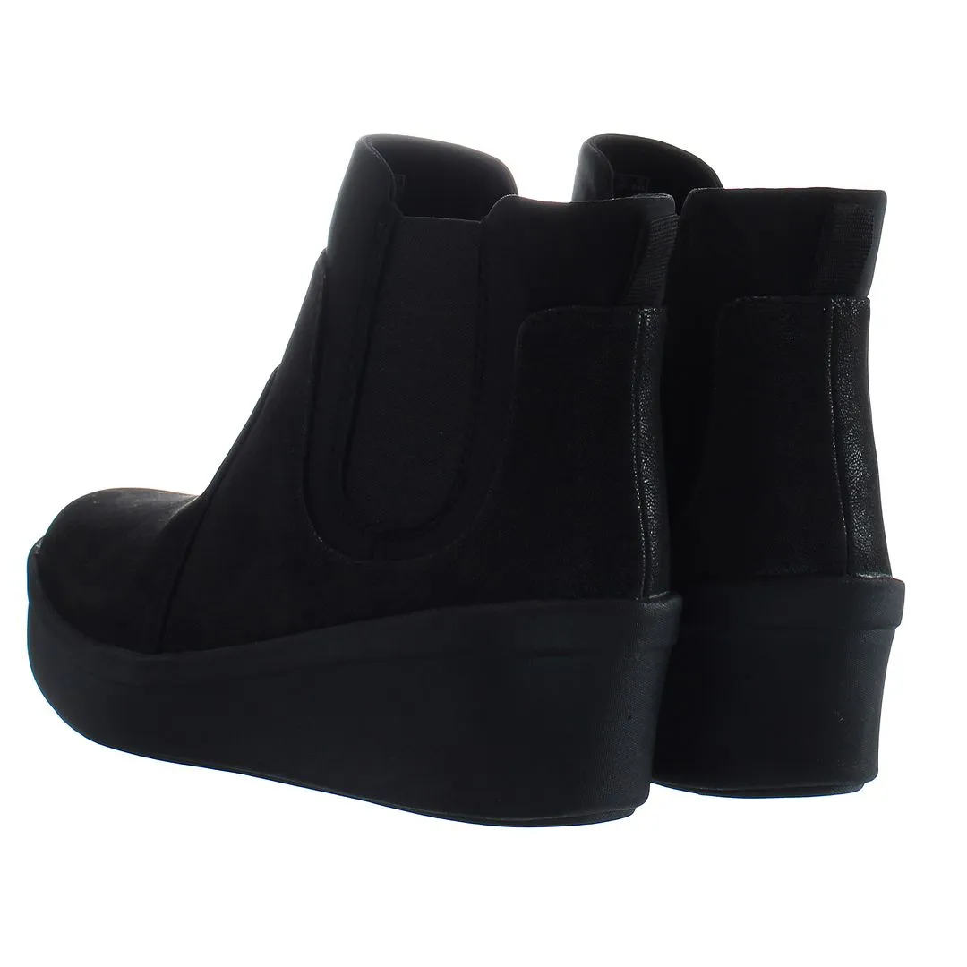 Clarks Step Rose Sun Womens Black Boots