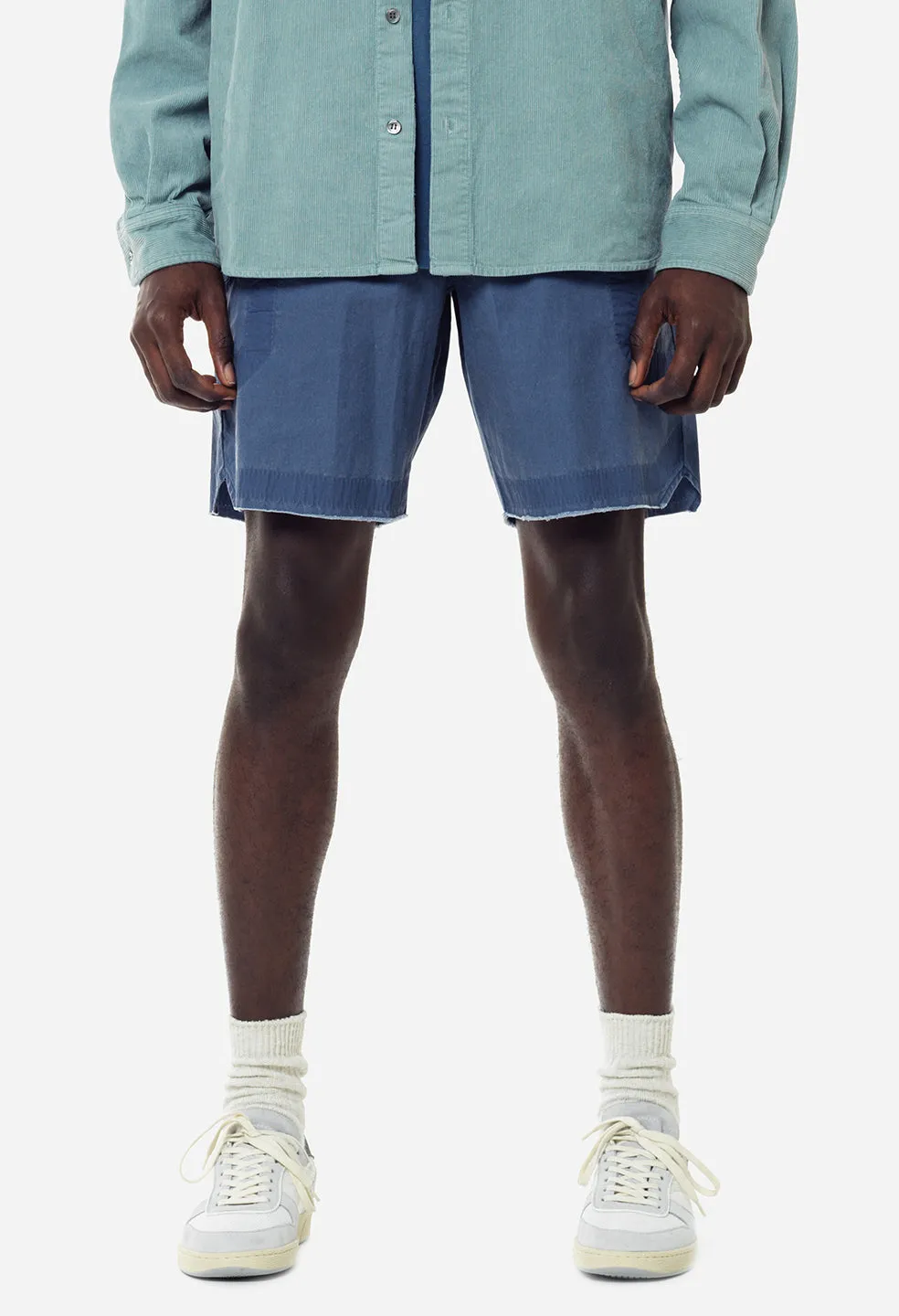 Cotton Poplin Frame II Shorts / Navy