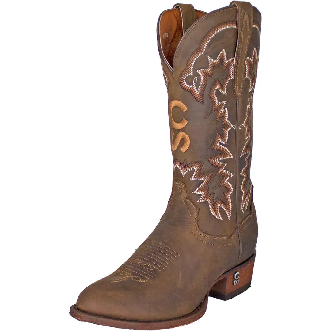 Dan Post Men's CS Stitch Round Toe Cowboy Boots