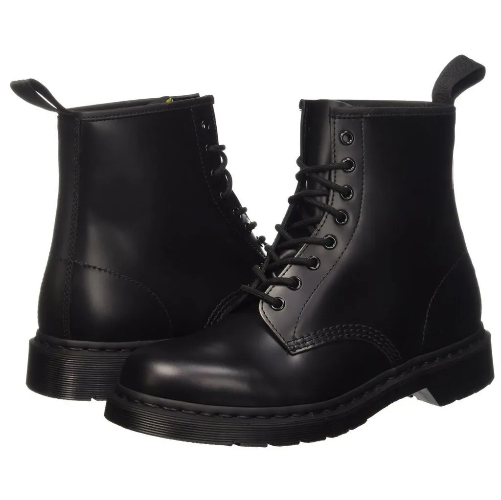 Dr. Martens 1460 8 Eyelet Mono Smooth Black Unisex Boots - UK 5