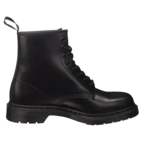 Dr. Martens 1460 8 Eyelet Mono Smooth Black Unisex Boots - UK 5