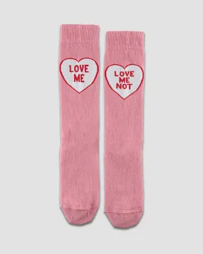 Dr Martens - Socks 1 Pair "Love Me" in Pink