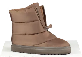 GIA COUTURE Brown Zip Up Moon Boots UK 6 EU 39 👠