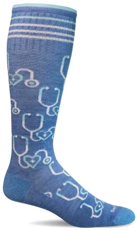 Hero Knee-High - Cornflower Firm Compression (20-30mmHG)