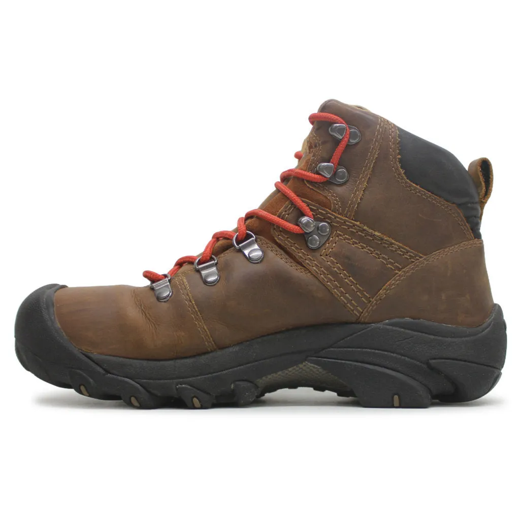 Keen Womens Boots Pyrenees Casual Lace-Up Ankle Hiking Outdoor Leather - UK 7