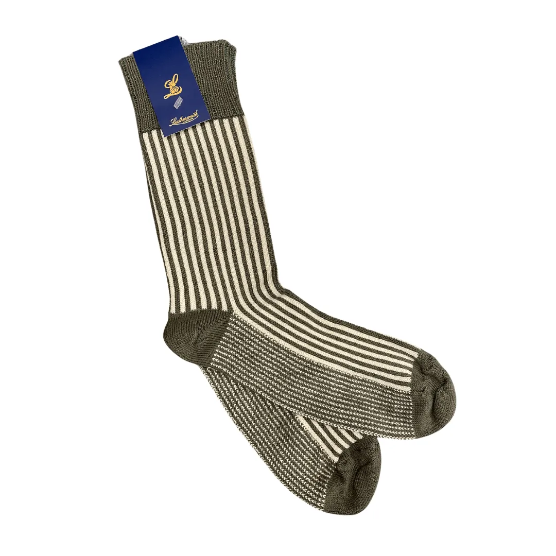 KENSINGTON RIBBED SOCKS WILD OAT/CAMOUFLAGE