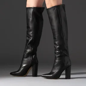 Lyric Black Heeled Boot