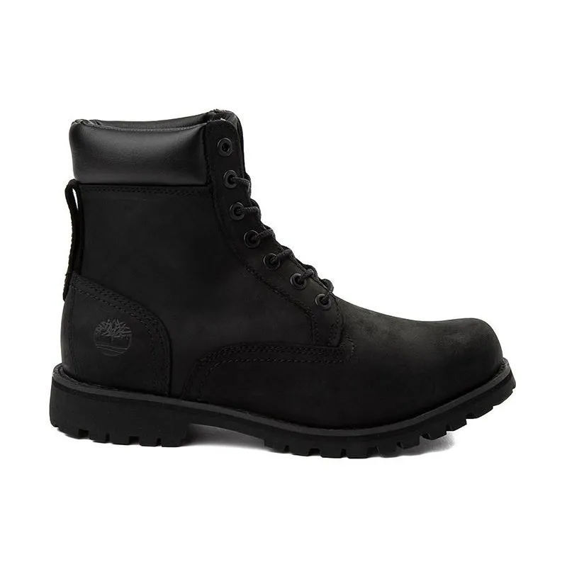 Men's 6" Premium Waterproof Black Nubuck