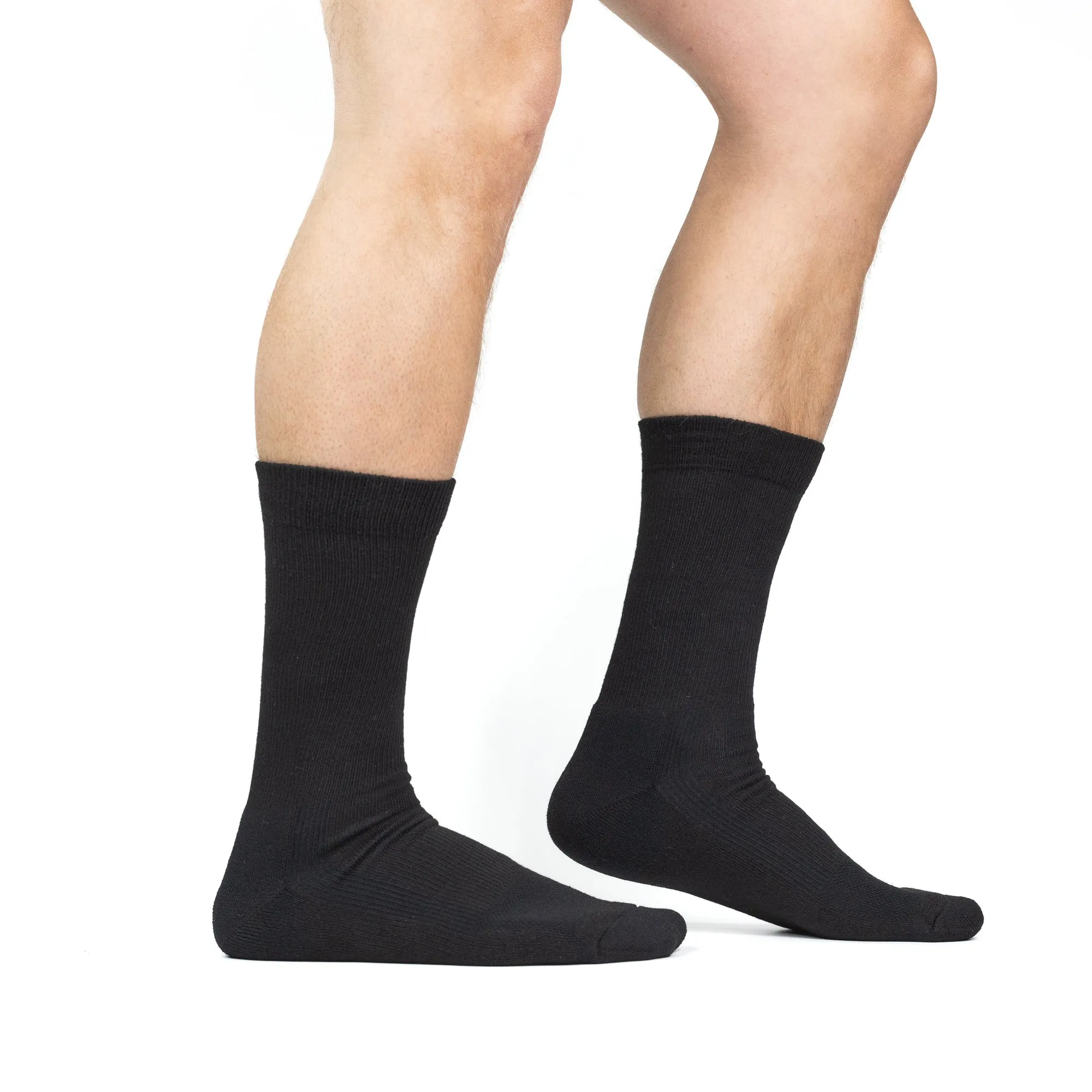 Men's Work & Weekend Lightweight Crew Work Sock - 2 Pack