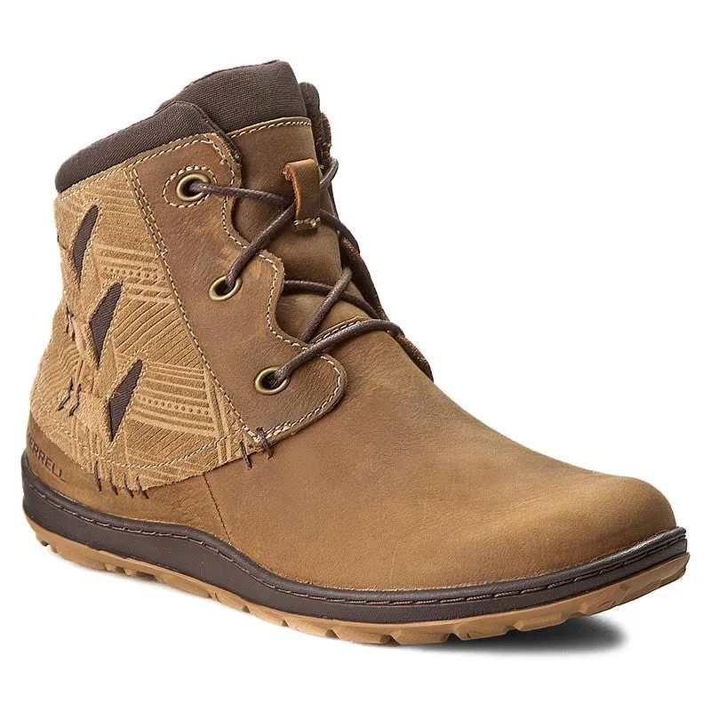 Merrell Ashland Vee Ankle Womens Brown Boots