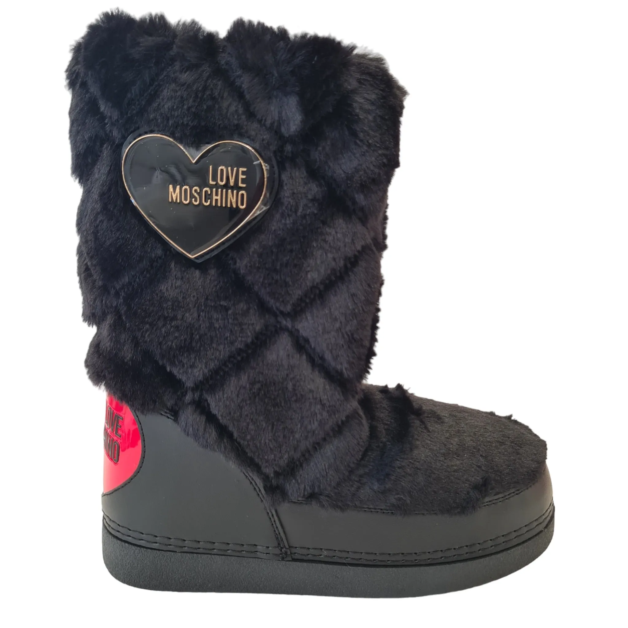 Moschino stivale Donna Ski Boots Nero Rif.47