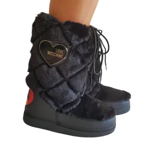 Moschino stivale Donna Ski Boots Nero Rif.47