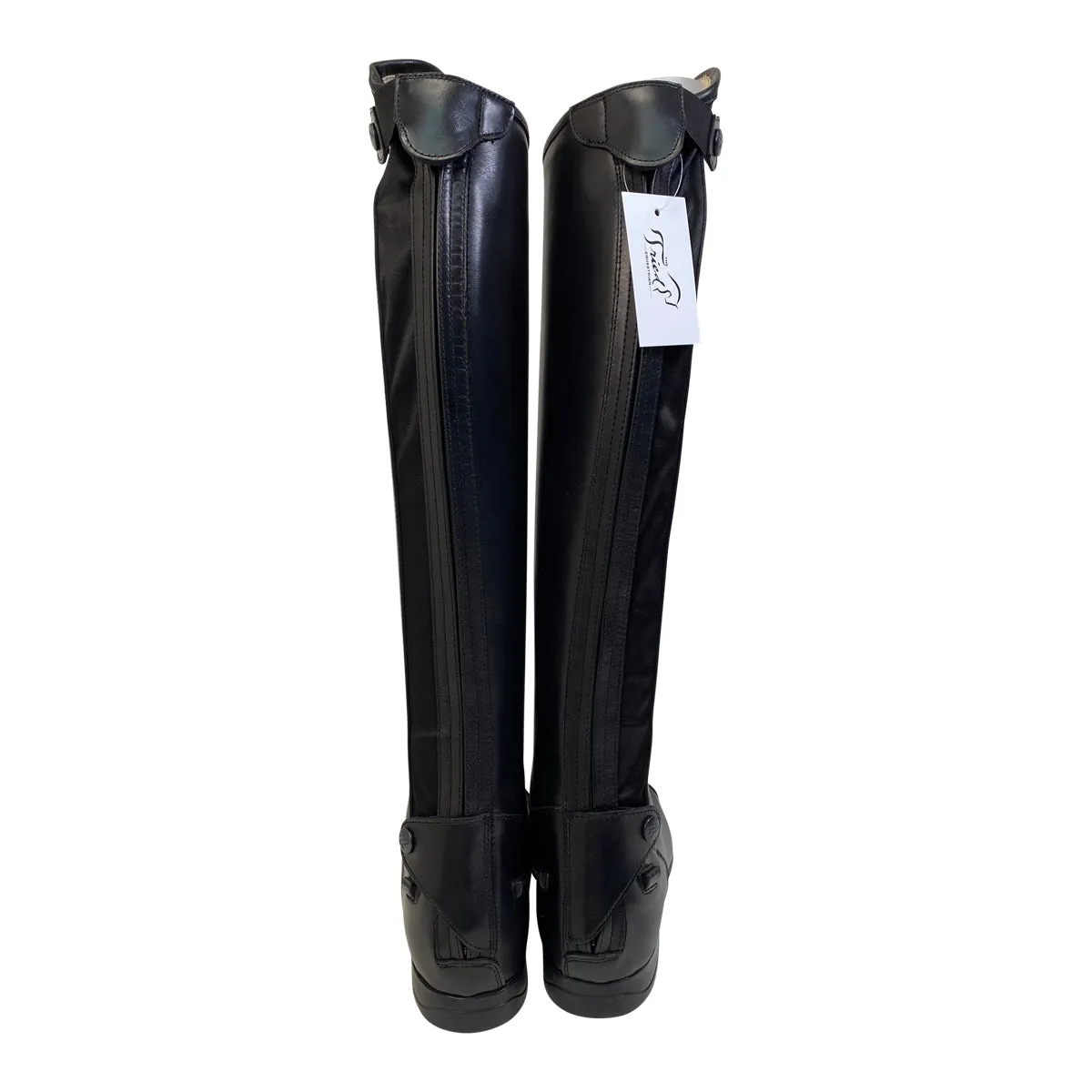 Parlanti 'Miami' Field Boots in Black - EU 38 SH (Women's US 7.5 Slim X-Tall)