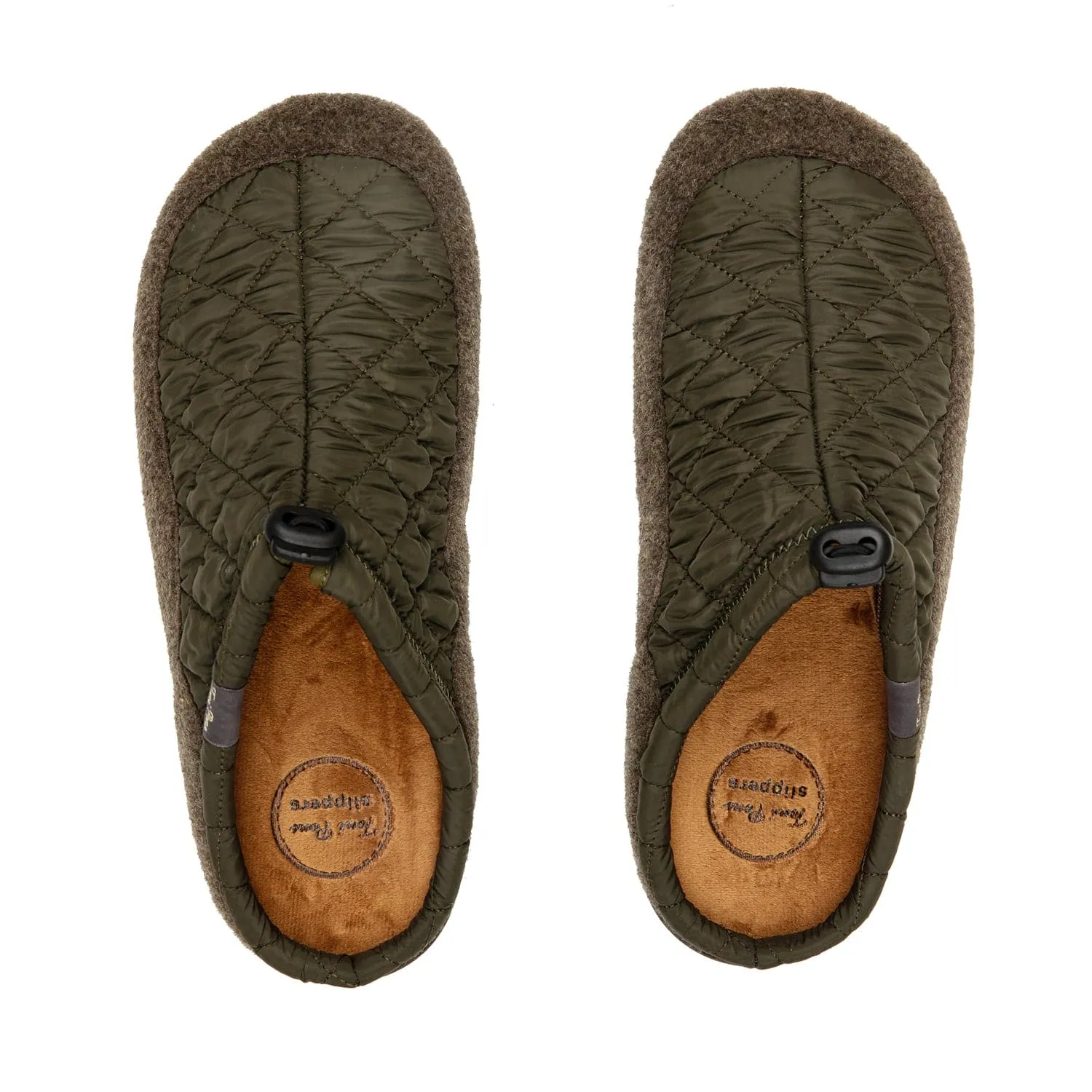 Plain Cotton Blend Slippers for Men - Nadir-UM