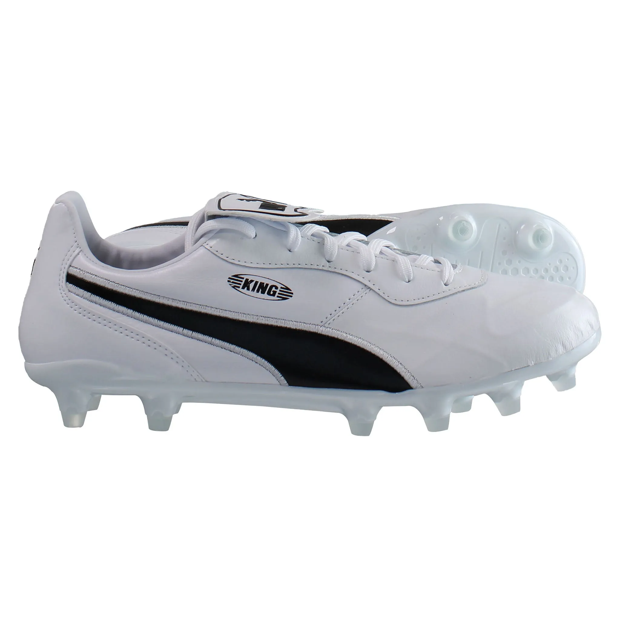 Puma King Top FG White Mens Football Boots