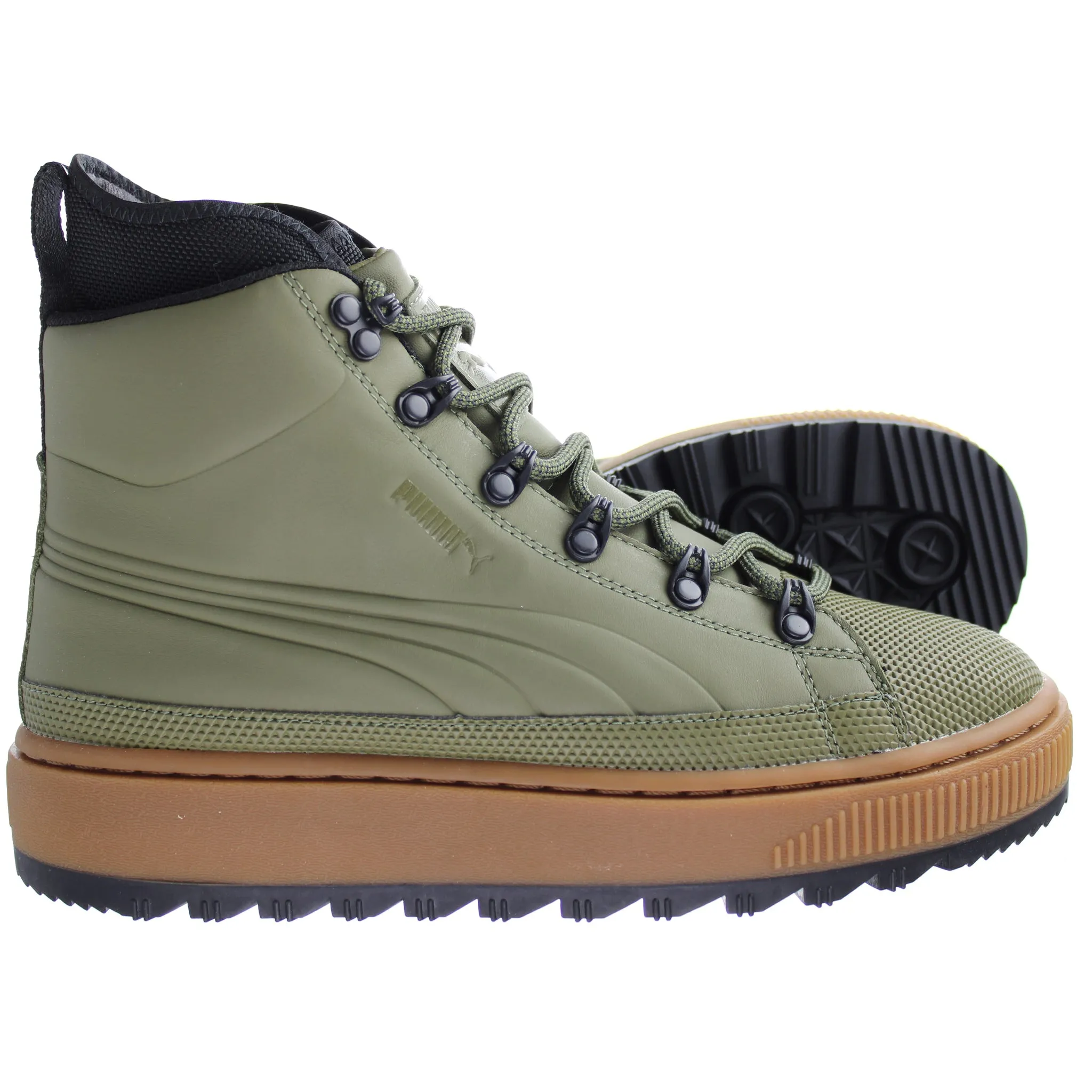 PUMA The Ren Burnt Olive Mens Boots