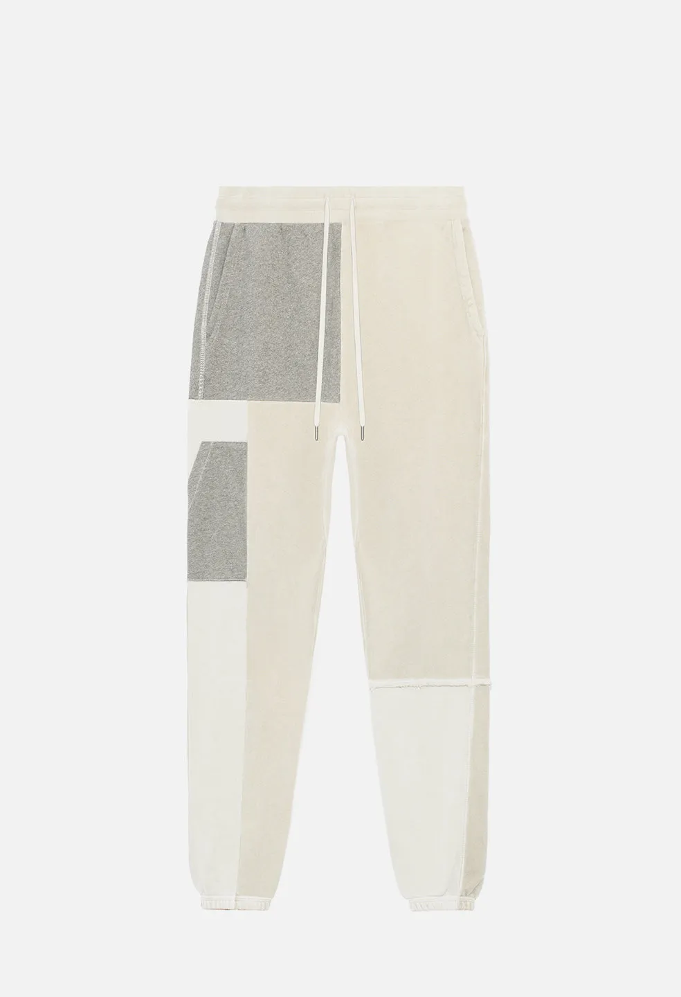 Reconstructed LA Sweatpants / Washed Ivory