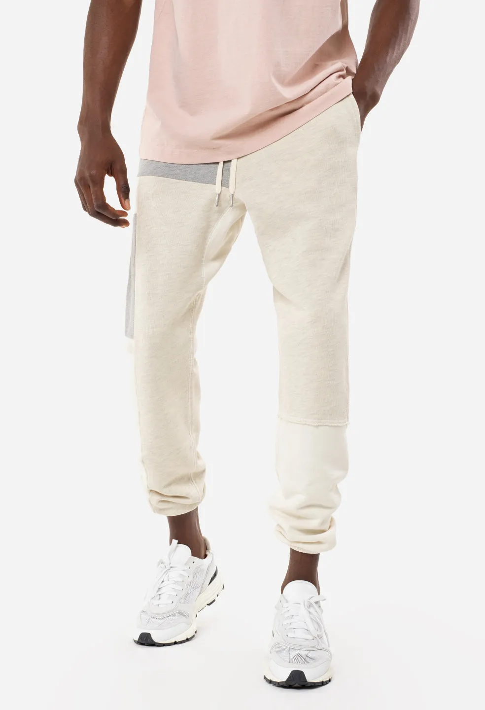 Reconstructed LA Sweatpants / Washed Ivory