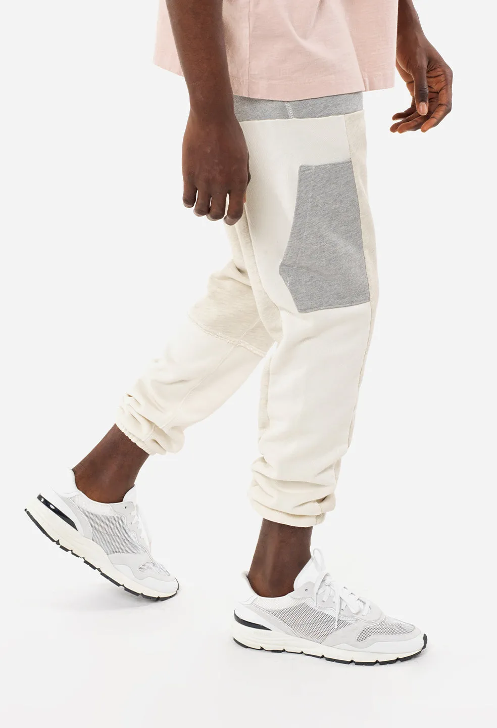 Reconstructed LA Sweatpants / Washed Ivory