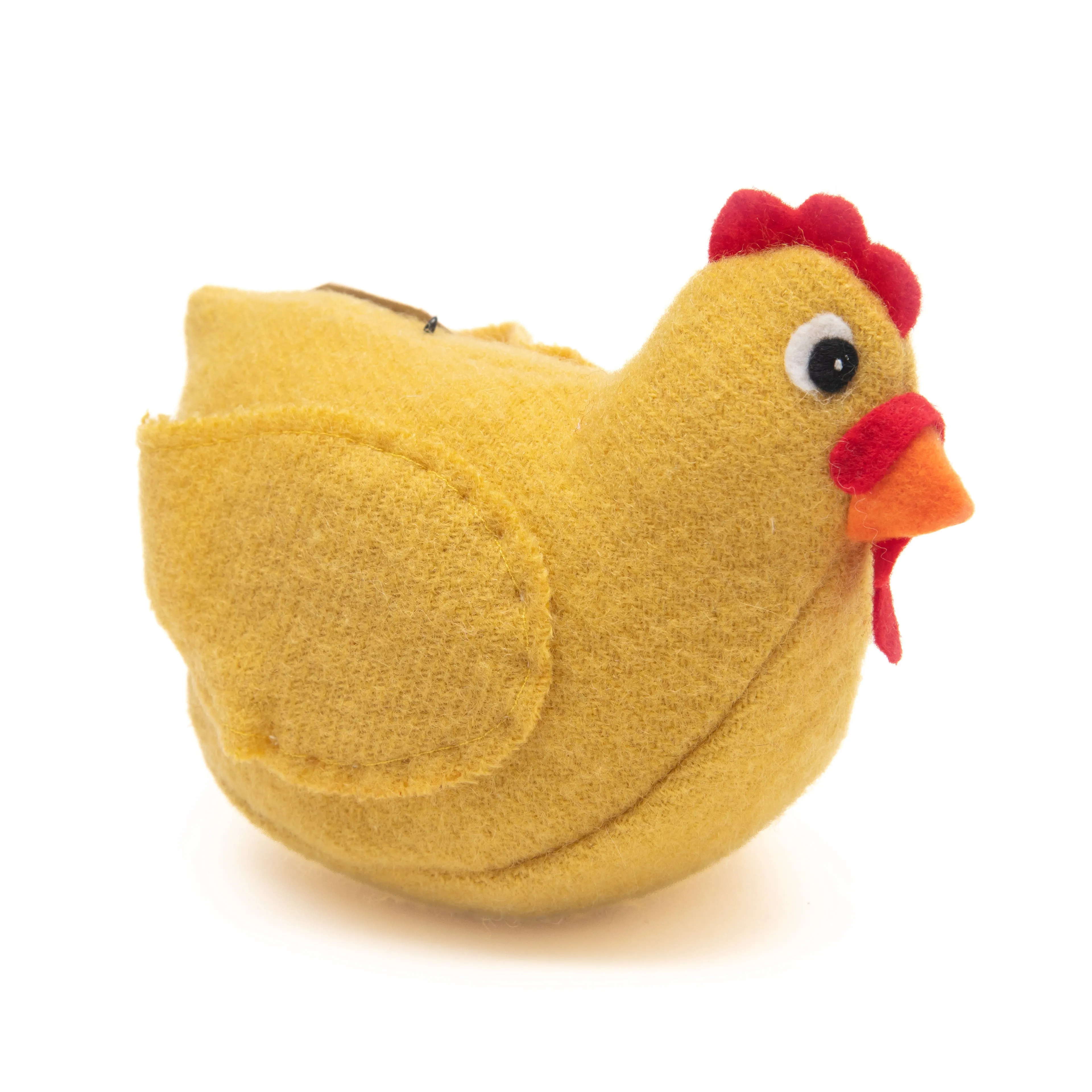 Recycled Wool Hen Plushie