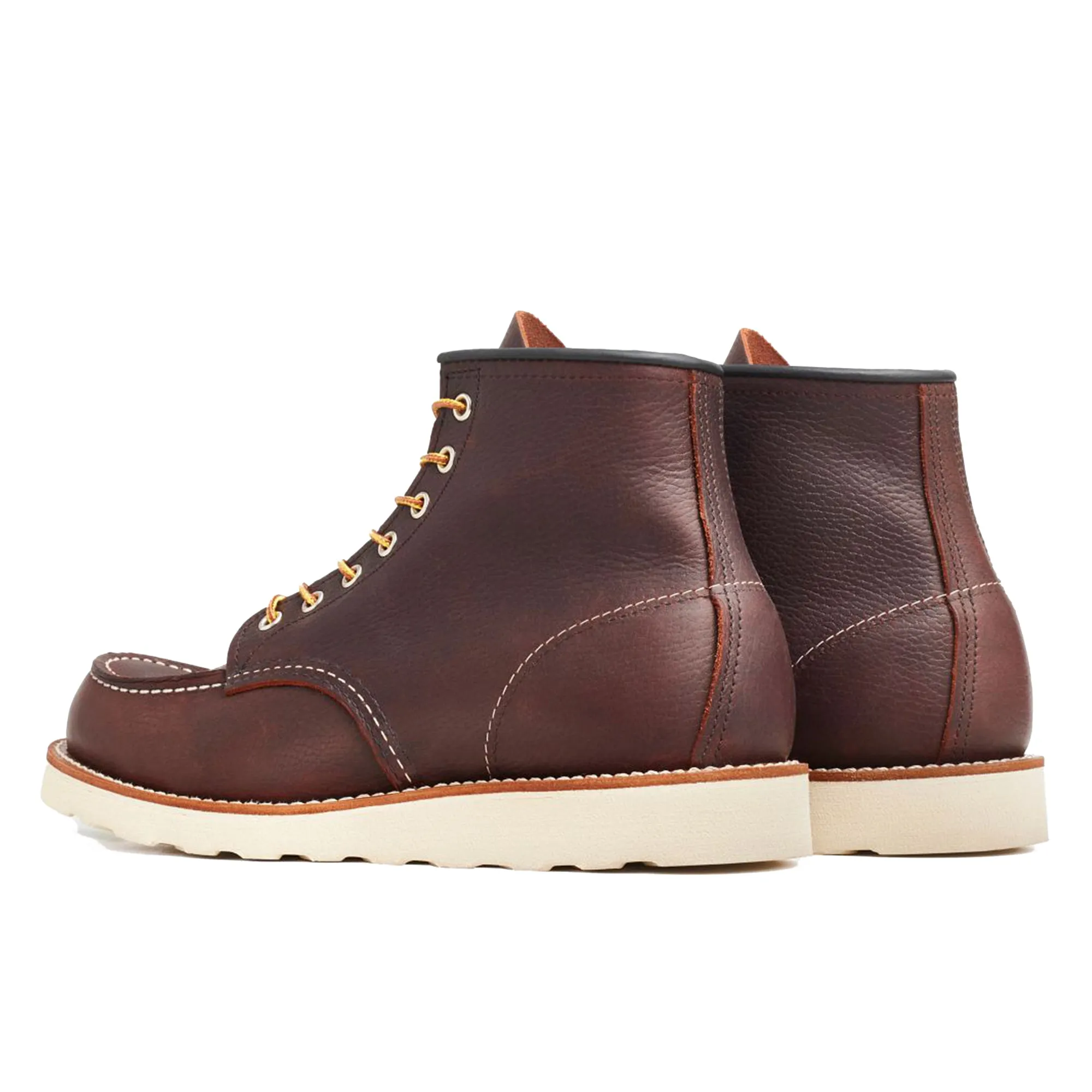 Red Wing 8138  6" Moc Toe Leather Boot - Briar Oil Slick Brown