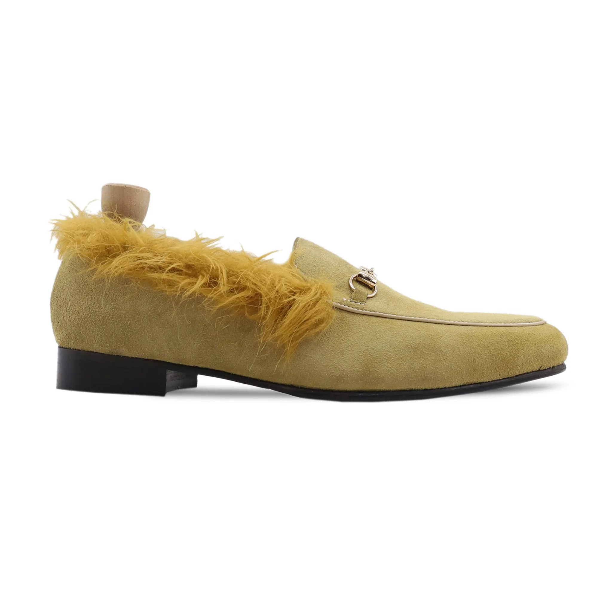 Ribnica - Men's Camel Kid Suede Loafer