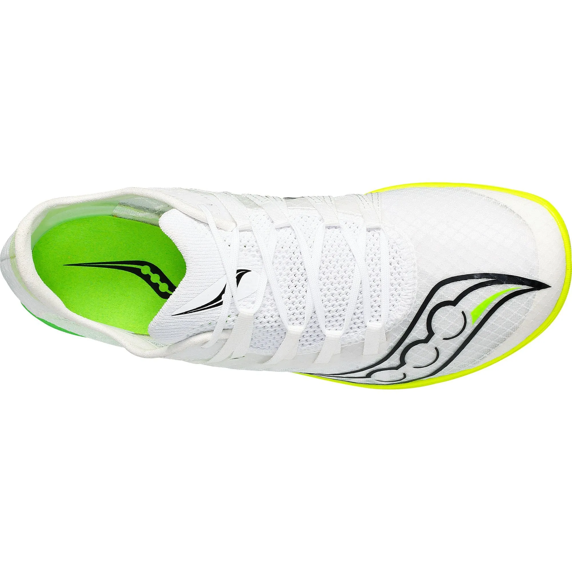 Saucony Terminal VT Mens Running Spikes - White