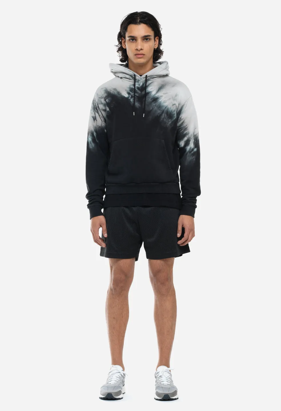 Sequoia Hoodie / Black Shibori