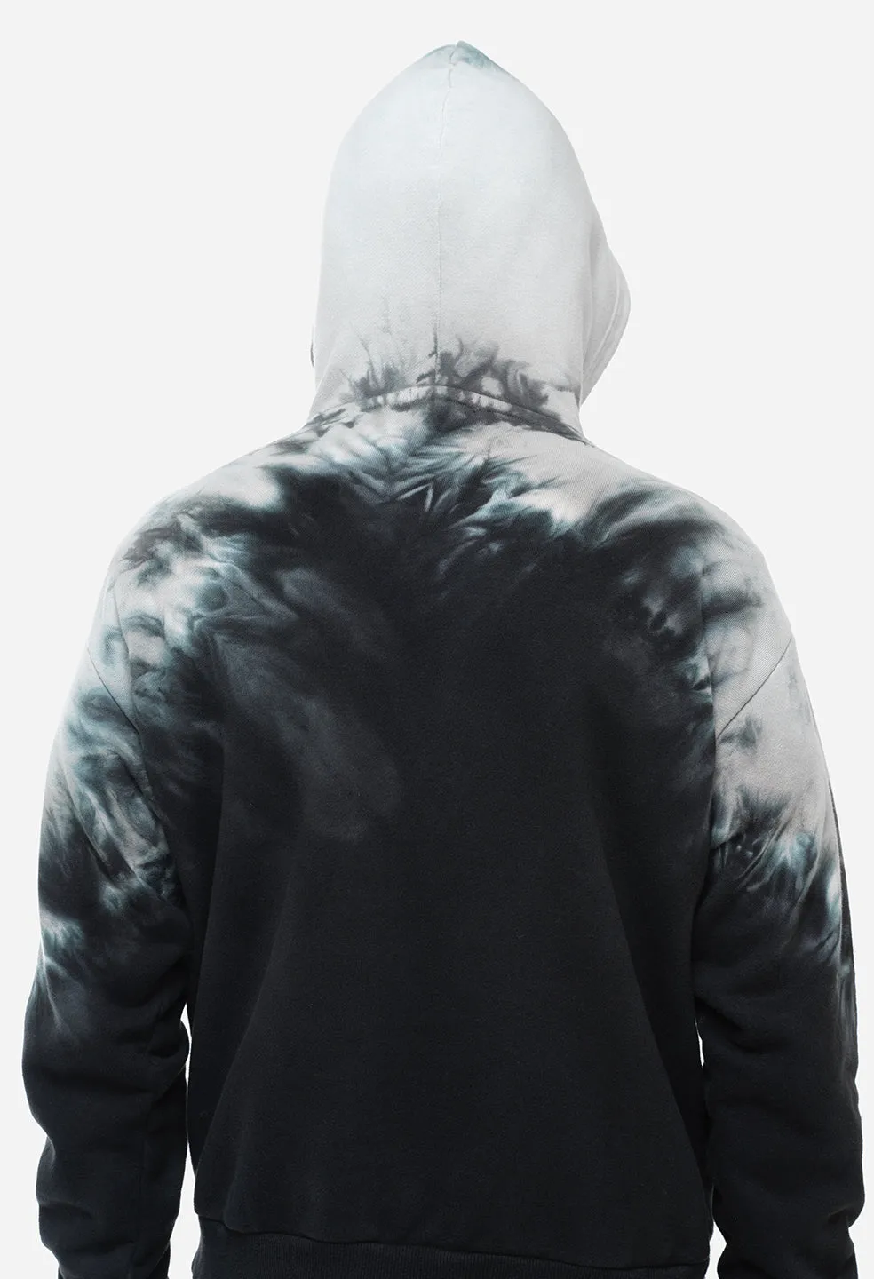 Sequoia Hoodie / Black Shibori