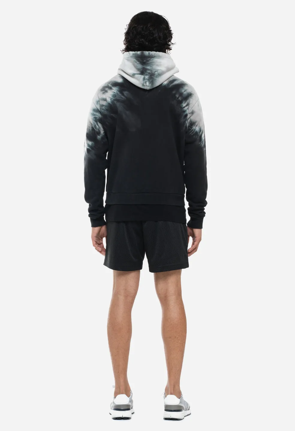 Sequoia Hoodie / Black Shibori