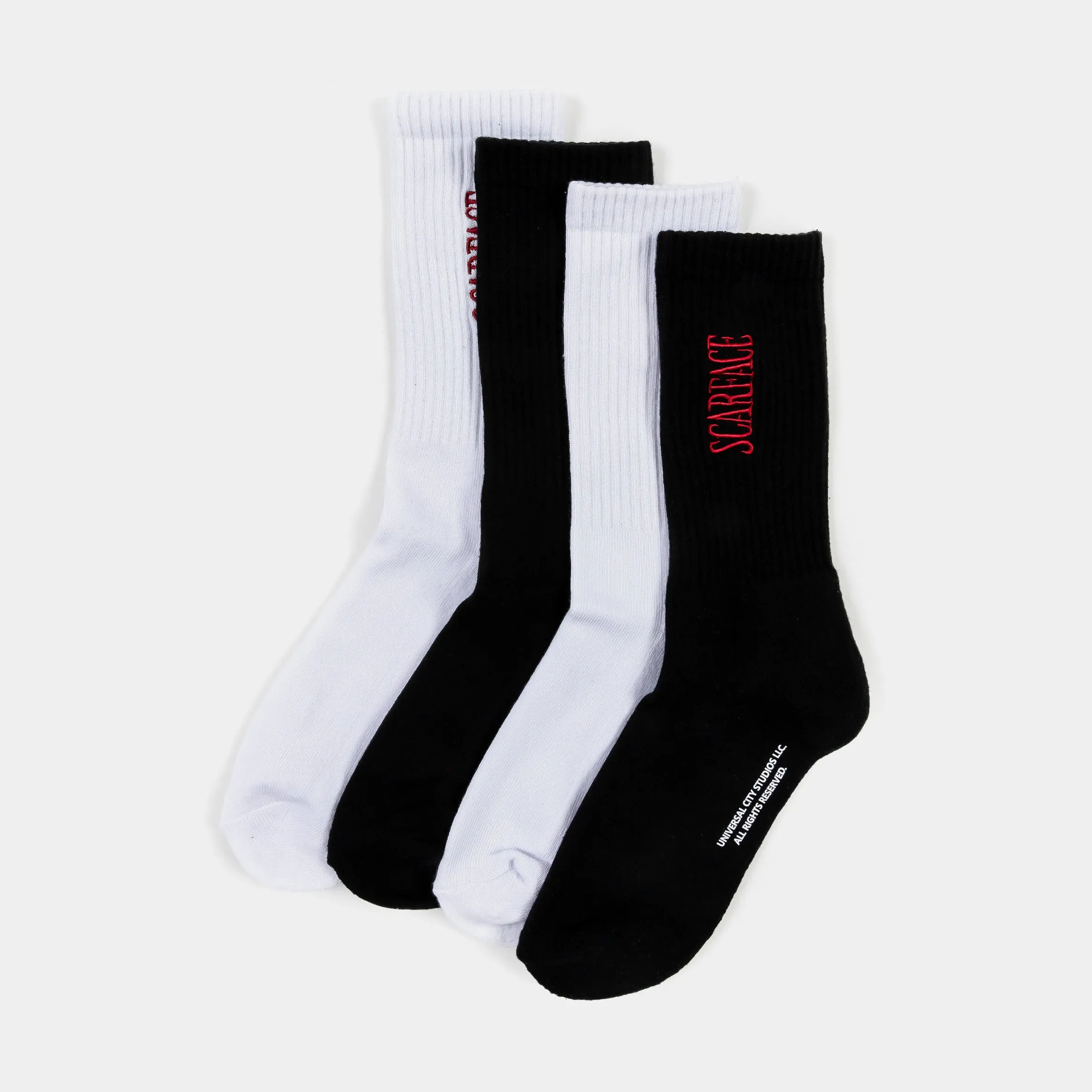 SP x Scarface Mens Socks (Black/White)