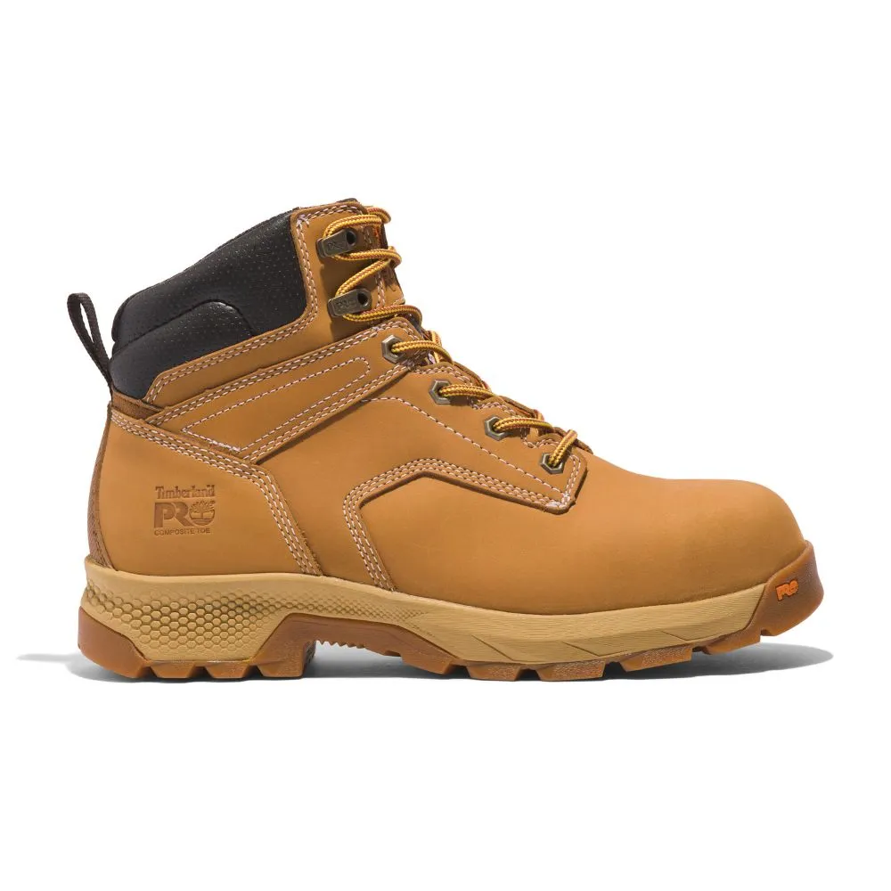 Timberland PRO Titan EV Men's 6" Waterproof Composite Toe Work Boot TB0A5X5B231 - Wheat