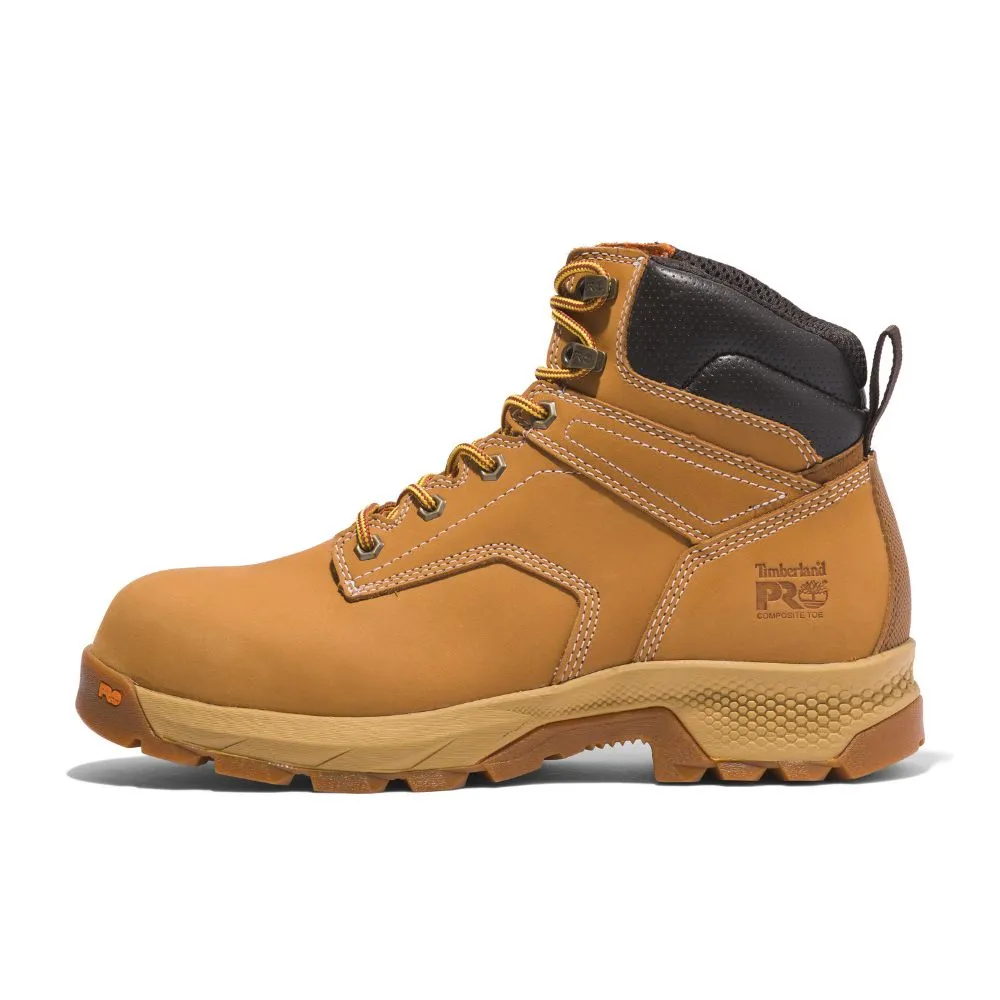 Timberland PRO Titan EV Men's 6" Waterproof Composite Toe Work Boot TB0A5X5B231 - Wheat