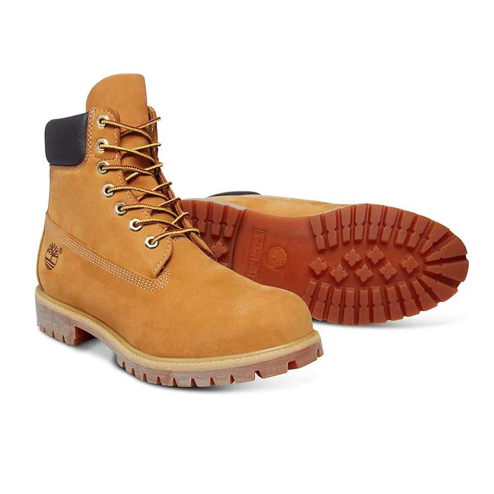 Womens 6-Inch Premium Waterproof Boot - Wheat Nubuck