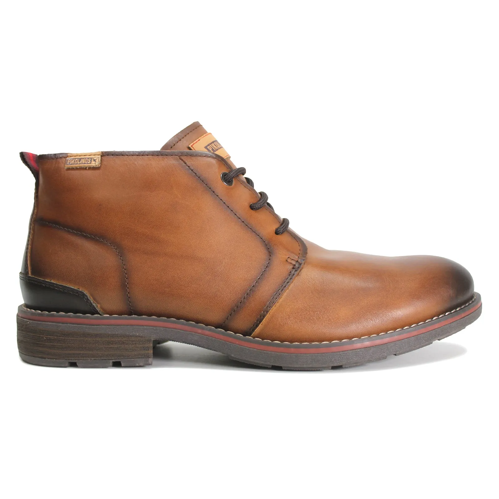 York Leather Men's Ankle Boots